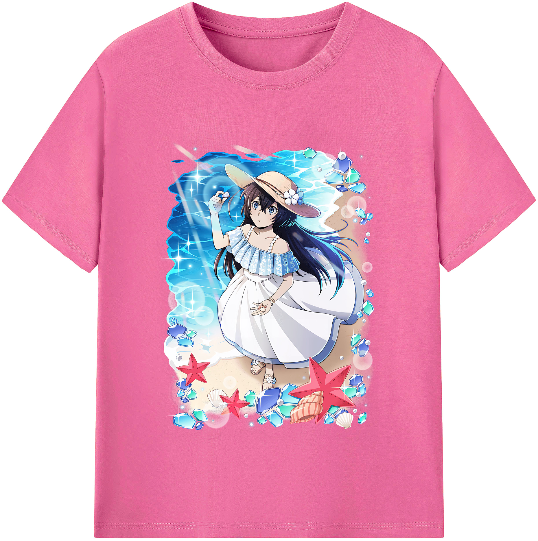 （画像用） 文豪ストレイドッグス Bungo Stray Dogs レディースカジュアルプリントTシャツ（綿100％）